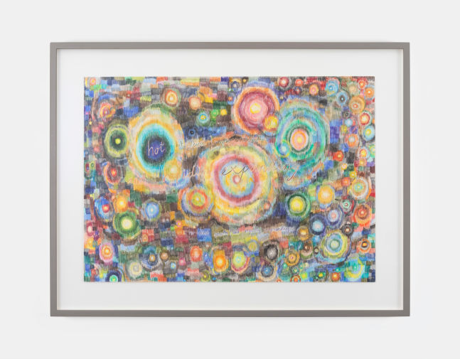 Isabel Nolan
hot dense and smooth, 2020
coloured pencil on paper
42 x 59.2 cm / 16.5 x 23.3 in
55.8 x 73 x 3 cm / 22 x 28.7 x 1.2 in framed