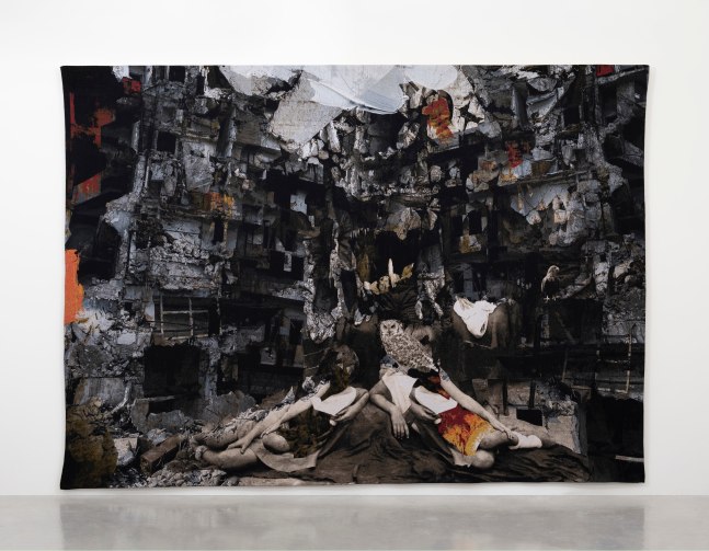 Ailbhe N&amp;iacute; Bhriain
Interval VI, 2023
cotton, wool, silk, Lurex
edition of 3 + 2AP
294.5 x 408 cm / 115.9 x 160.6 in&amp;nbsp;