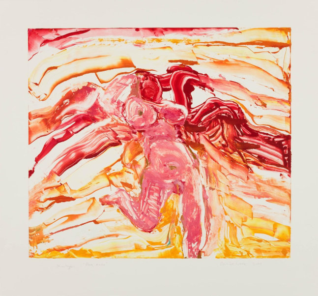 Barrie Cooke  Pink Nude Cill Rialaig