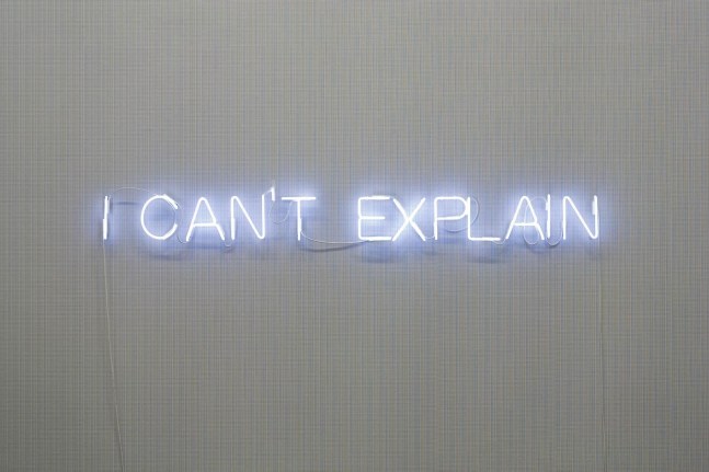 Stefan Brüggemann, I CAN’T EXPLAIN