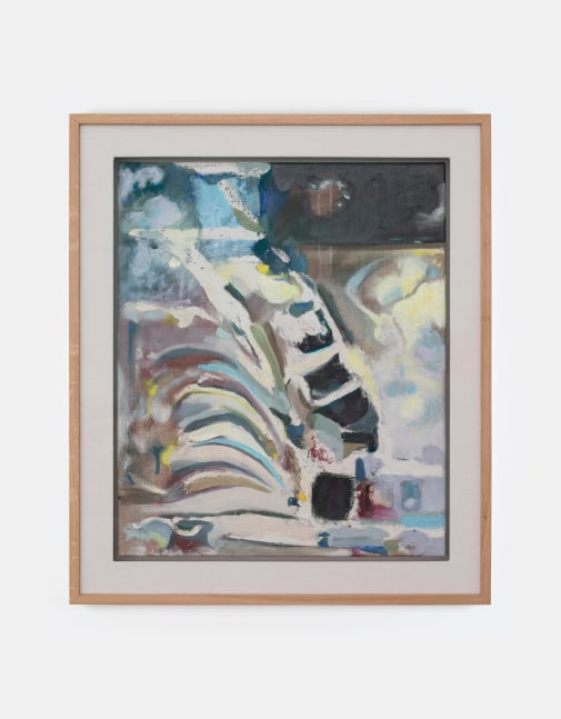 Aleana Egan&amp;nbsp;

marine strands,&amp;nbsp;2025

mixed media on canvas with solid American white oak and linen mount

74 x 63.6 x 6 cm / 29.1 x 25 x 2.4 in framed

&amp;nbsp;