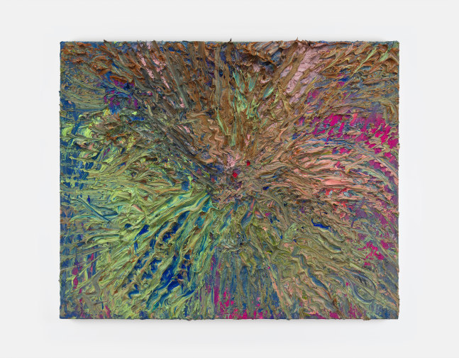 James Cabaniuk&amp;nbsp;

Pickle Jar,&amp;nbsp;2025

oil paint spray paint and glitter on canvas

45 x 55 cm / 17.7 x 21.7 in&amp;nbsp; &amp;nbsp;