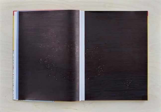 Kathy Prendergast
Atlas I REYKJAVIK-TORSHAVN, 2016
AA Road Atlas of Europe, ink
30.5 x 43.5 x 1 cm / 12 x 17.1 x .4 in