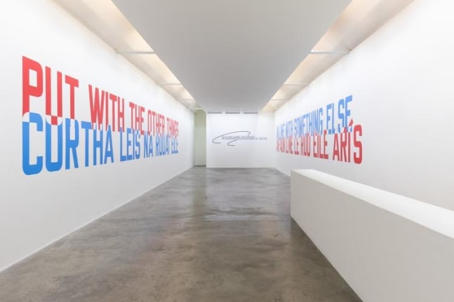 Lawrence Weiner, Kerlin Gallery, February - May 2021