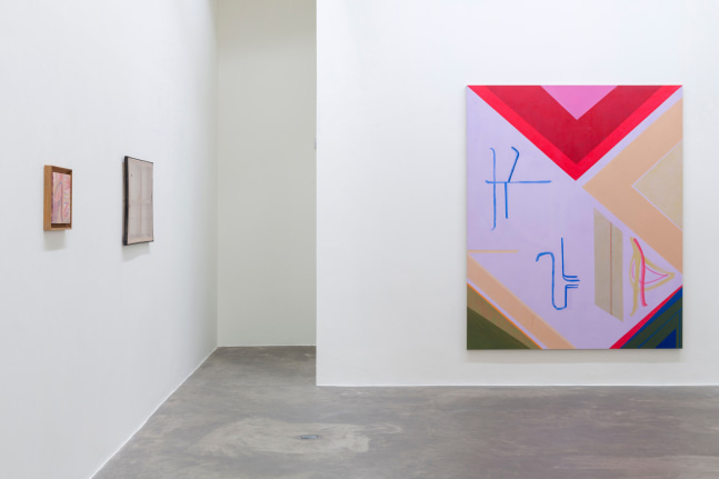 Victoria Morton &amp; Merlin James, Double Shuffle, Kerlin Gallery, 2 June – 8 July. Photography: Louis Haugh