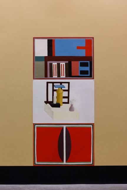 Nathalie du Pasquier
A still life 2022
3 elements, oil on paper
210 x 100 cm / 82.7 x 39.4 in total &amp;nbsp;