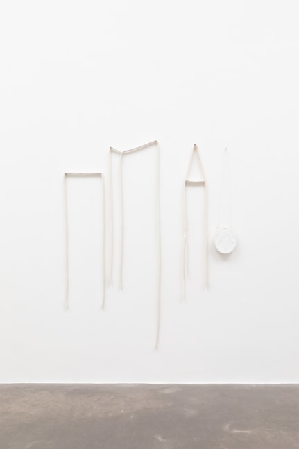 Aleana Egan
Sky Song
2023
four wall elements
card, tape, noil, cotton, papier m&amp;acirc;ch&amp;eacute;, twine, split pins
155 x 130 cm / 61 x 51.2 in total