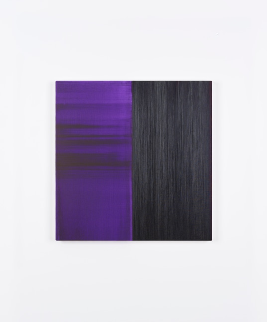 Callum Innes
Untitled Lamp Black / Deep Purple Dioxazine, 2023
oil on linen
82 x 80 cm / 32.3 x 31.5 in