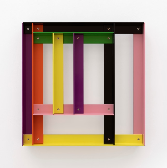 Liam Gillick
Extended Complex
2022
powder-coated aluminium
60 x 60 cm /&amp;nbsp;23.6 x 23.6 in