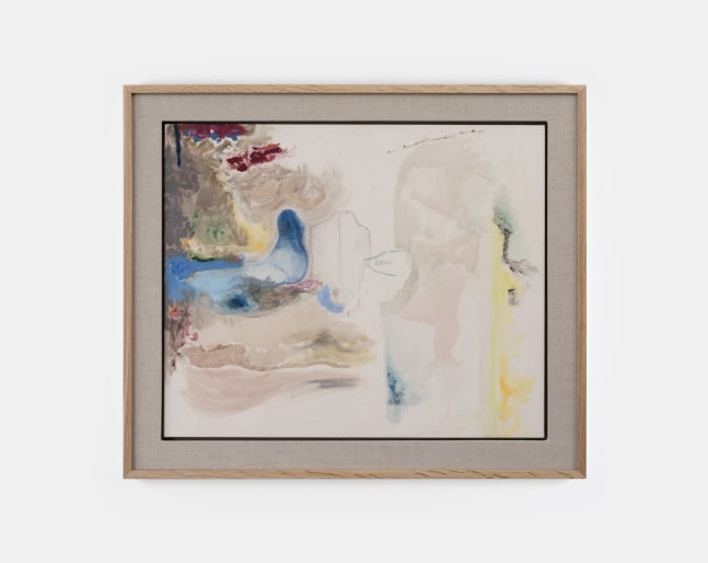 Aleana Egan
no meetings, 2023
mixed media on linen with solid white oak and linen mount
74.5 x 88 x 6.5 cm / 29.3 x 34.6 x 2.6 in framed

&amp;nbsp;