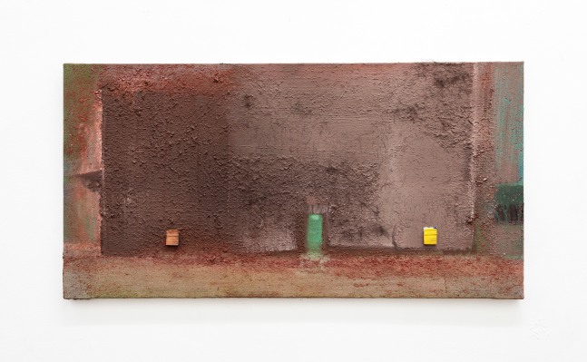 Merlin James
Red building,&amp;nbsp;2017-19
acrylic and mixed media on canvas
40 x 77 cm / 15.7 x 30.3 in&amp;nbsp; &amp;nbsp;