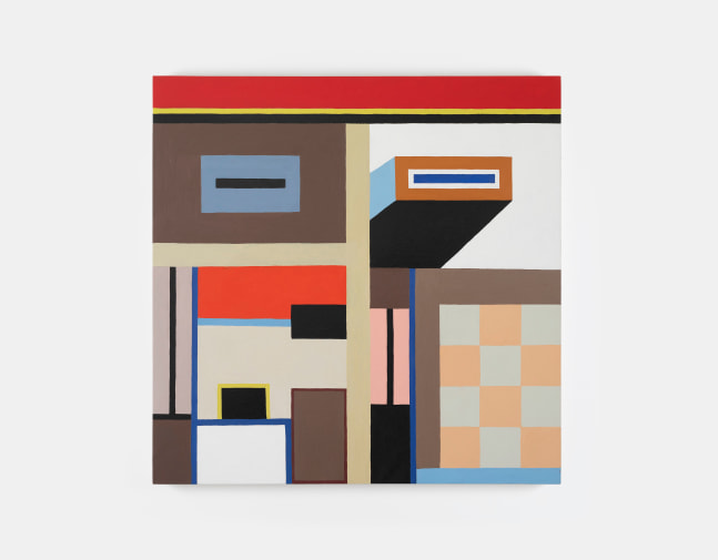 Nathalie Du Pasquier&amp;nbsp;

you saw it,&amp;nbsp;2023

oil on canvas

100 x 100 cm / 39.4 x 39.4 in&amp;nbsp; &amp;nbsp;