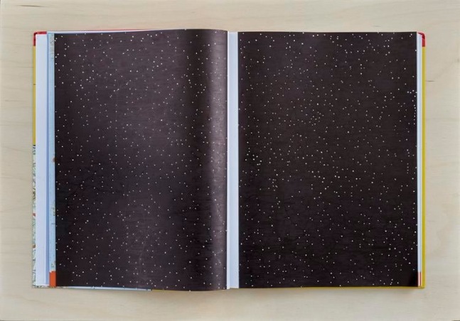 Kathy Prendergast
Atlas 12 REIMS-STRASBOURG, 2016
AA Road Atlas of Europe, ink
30.5 x 43.5 x 1 cm / 12 x 17.1 x .4 in