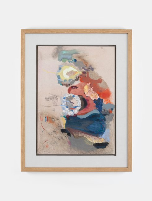 Aleana Egan&amp;nbsp;

trace element,&amp;nbsp;2025

mixed media on canvas with solid American white oak and linen mount

60 x 47 x 6.5 cm / 23.6 x 18.5 x 2.6 in framed

&amp;nbsp;