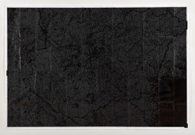 Kathy Prendergast, BLACK MAP SERIES (Hungary)