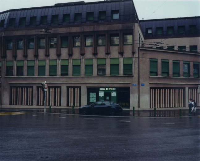Samuel Laurence Cunnane, Hotel de Police, 2023, Hand-printed C-type print on archival photo paper, framed, edition of 3 + 1AP, 32 x 39.2 cm. Courtesy the artist and Kerlin Gallery
