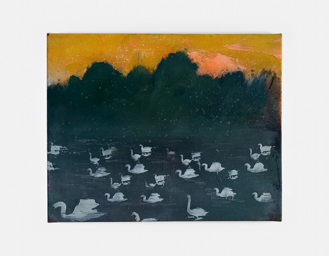 Elizabeth Magill&amp;nbsp;

Lamentation (of swans),&amp;nbsp;2025

oil on canvas

41 x 51 cm / 16.1 x 20.1 in&amp;nbsp;