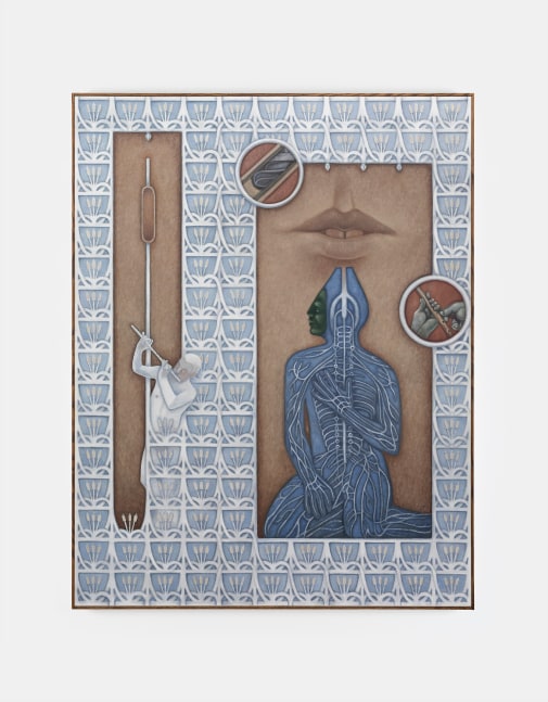 Justin Fitzpatrick

A Musical Instrument, 2024

oil on linen, oak frame

183 x 143 cm / 72 x 56.3 in framed