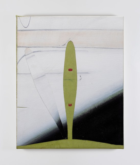 Merlin James
Untitled (on green), 2022-23
acrylic on green canvas
40.5 x 32.5 cm / 15.9 x 12.8 in