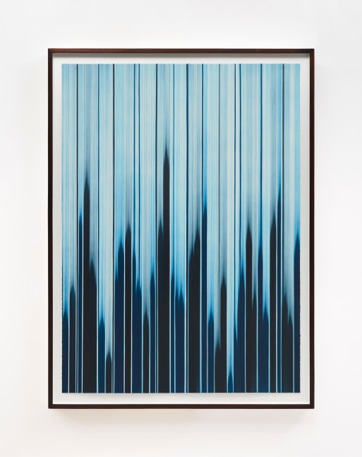 Mark Francis  Ultrasound I,2021 oil on paper 132 x 96 cm / 52 x 37.8 in paper size  140 x 104 cm / 55.1 x 40.9 in framed size