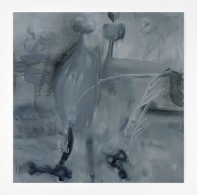 Albert Oehlen&amp;nbsp;Offene Rechnung 1997&amp;nbsp;oil on canvas&amp;nbsp;200 x 200 cm / 78.7 x 78.7 in&amp;nbsp;&amp;nbsp;