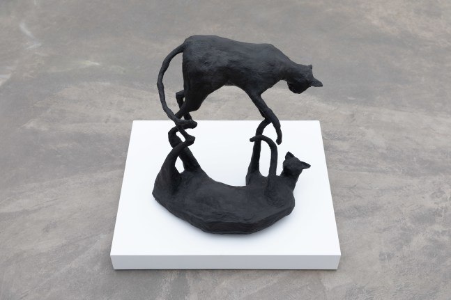 Andy Fitz
Cats IV,&amp;nbsp;2021
wire, card, tape, plaster bandage, pigmented jesmonite
56 x 51 x 32 cm / 22 x 20.1 x 12.6 in

&amp;nbsp;