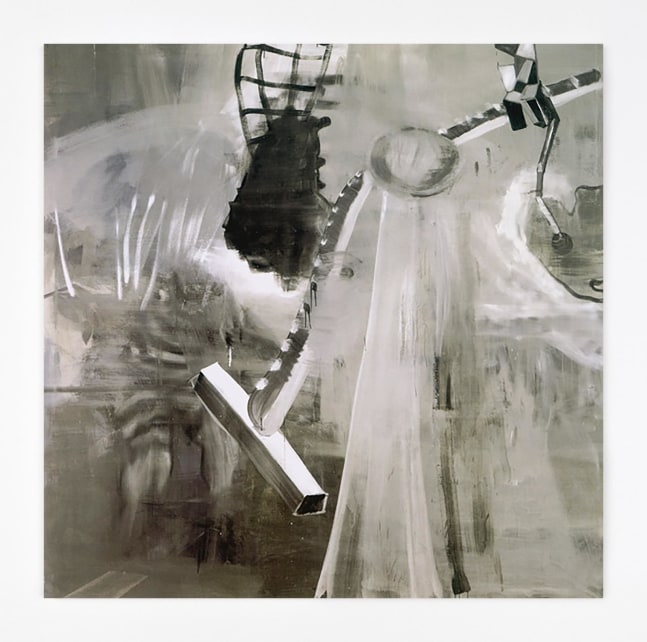 Albert Oehlen&amp;nbsp;Interior 1998&amp;nbsp;oil on canvas&amp;nbsp;238 x 238 cm / 93.7 x 93.7 in&amp;nbsp;&amp;nbsp;