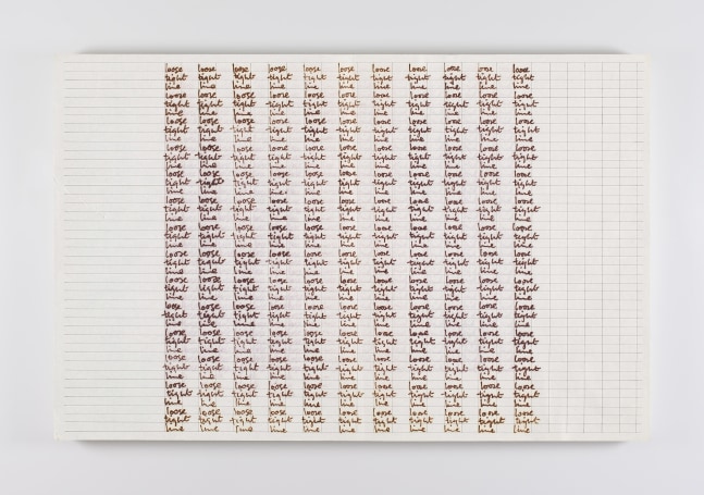 Writing Drawing 7
1975
ink on paper
27.9 X 43.2 cm / 11 X 17 in &amp;nbsp;&amp;nbsp;