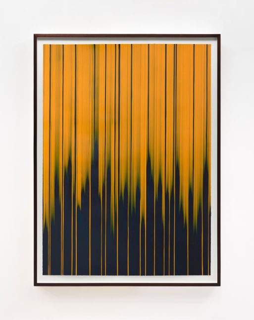 Mark Francis  Ultrasound II, 2021 oil on paper 132 x 96 cm / 52 x 37.8 in paper size  140 x 104 cm / 55.1 x 40.9 in framed size