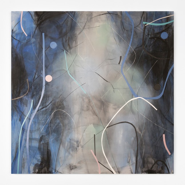 Zhou Li&amp;nbsp;
Wind and Thunder No.9 /《心原&amp;mdash;蓝 之九》, 2018
mixed media on canvas
180 x 180 cm / 70.9 x 70.9 in&amp;nbsp;&amp;nbsp;