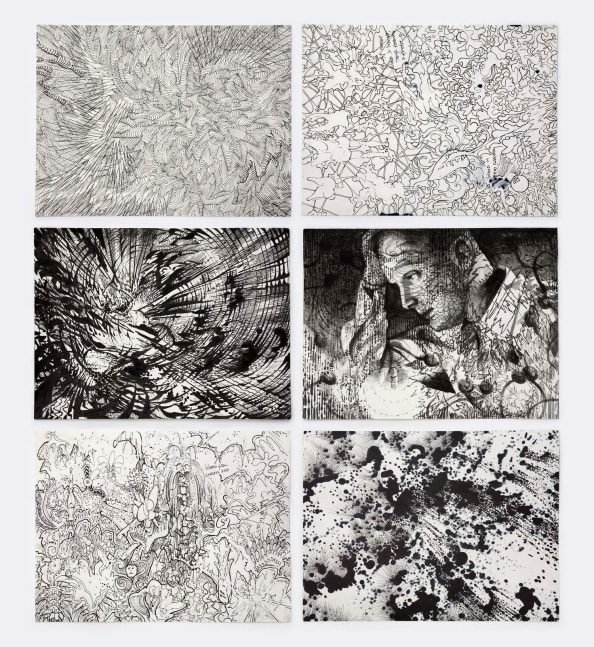 Eoin Mc Hugh
io, pp. 1-6,&amp;nbsp;
pigment ink on paper six pages
15 x 20 cm / 5.9 x 7.9 in each