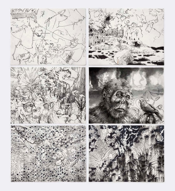 Eoin Mc Hugh
io, pp. 49-54,&amp;nbsp;
pigment ink on paper six pages
15 x 20 cm / 5.9 x 7.9 in each