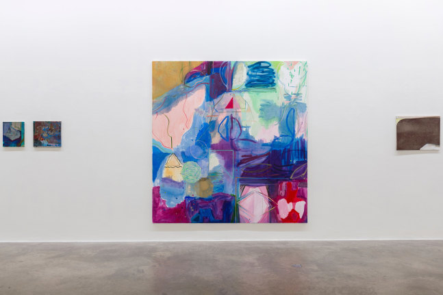 Victoria Morton &amp; Merlin James, Double Shuffle, Kerlin Gallery, 2 June – 8 July. Photography: Louis Haugh