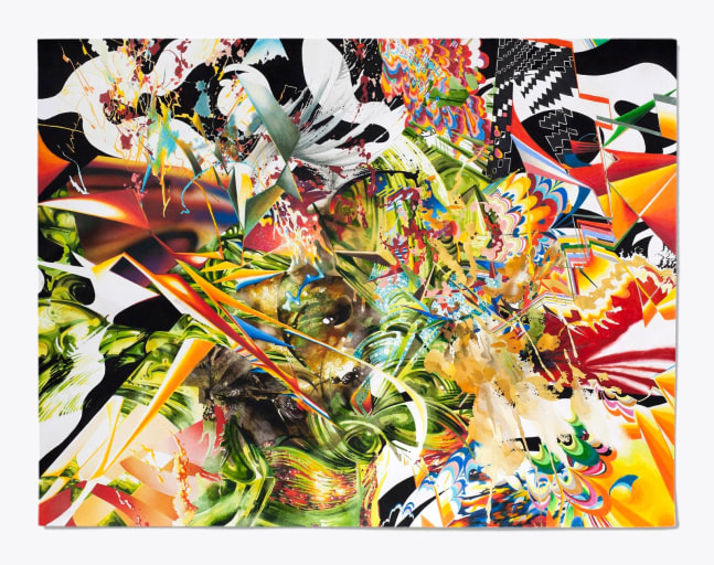 Eoin Mc Hugh
Loje, jelo, laso, 2018-2019
watercolour, acrylic ink, coloured pencil on paper
56 x 72.5 cm / 22 x 28.5 in