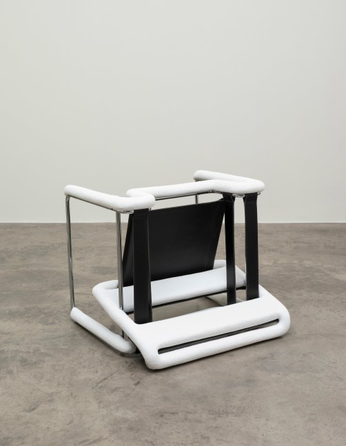 Ryan Gander&amp;nbsp;

Overturned Breuer chair after a blizzard of snow,&amp;nbsp;2024

Wassily Model B3 chair, cold cast marble unique

82.5 x 75 x 78 cm / 32.5 x 29.5 x 30.7 in&amp;nbsp;
