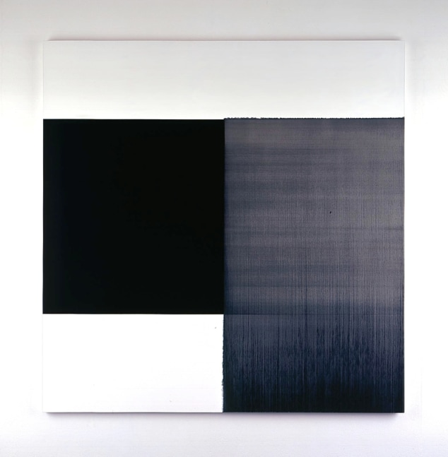 Callum Innes, Exposed Painting Black Gold Green
