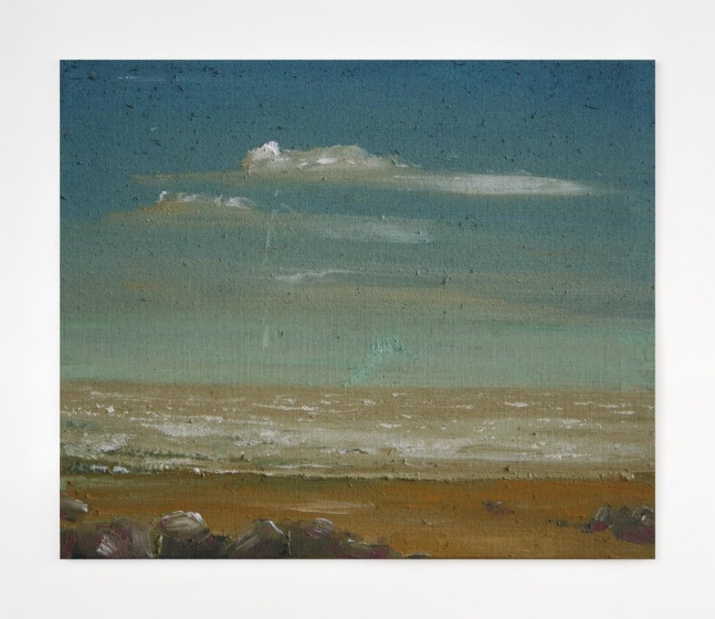 Merlin James&amp;nbsp;Beach 2005&amp;nbsp;acrylic &amp;amp; mixed media on canvas&amp;nbsp;26 x 31 cm / 10.2 x 12.2 in&amp;nbsp;&amp;nbsp;