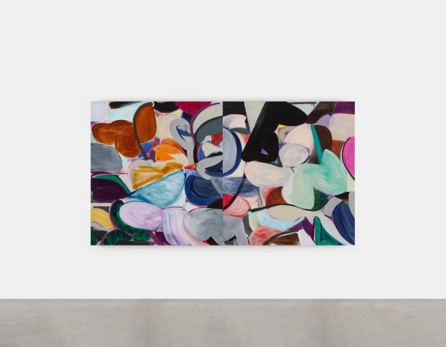 Liliane Tomasko&amp;nbsp;
Un-Title-D,2024

acrylic and acrylic spray on aluminium, two panels

152.4 x 279.4 cm / 60 x 110 in&amp;nbsp; &amp;nbsp;

each panel 152.5 x 140 x 2.8 cm /&amp;nbsp;60 x 55.1 x 1.1 in

&amp;nbsp;