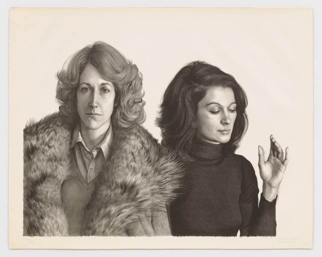 Claudio Bravo
Two Women, 1978

lithograph, ed. of 75

24 &amp;frac34; x 31 &amp;frac14; in.&amp;nbsp;