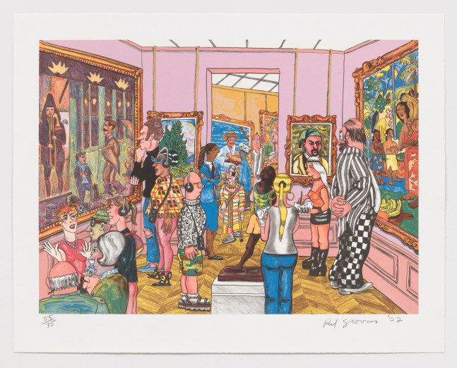 Masters at the Met, 2002

color lithograph, edition of 75

29 3/4 x 35 in. / 75.6 x 88.9 cm