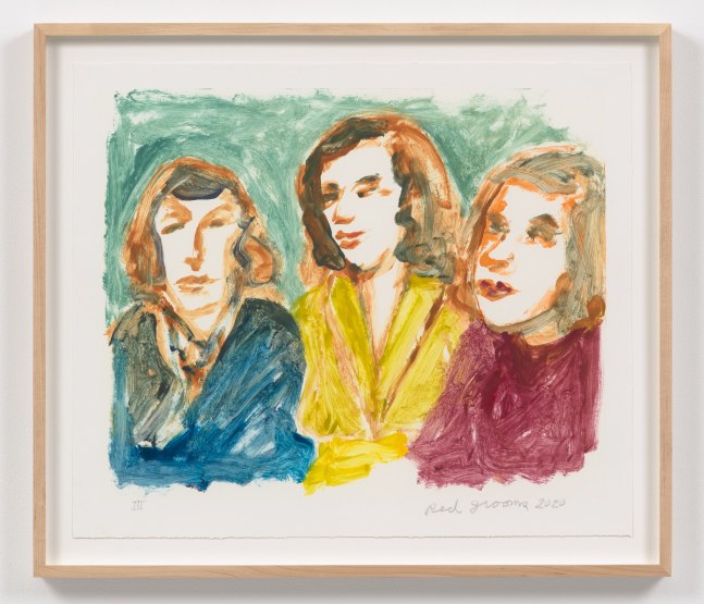 Joan, Helen, Grace III, 2020

monotype, unique print from a series of V

18 7/8 x 22 1/4 in. / 47.9 x 56.5 cm