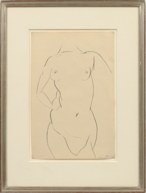 Torse de face, 1913

lithograph on Japanese vellum, edition of 50

19 11/16 x 13 in. / 50 x 33 cm