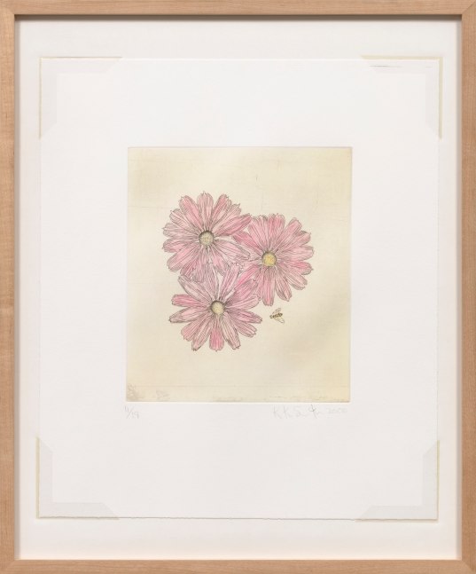Kiki Smith
Flower and Bee (F), 2000
etching, edition of 18
image: 9 x 8 in. / 22.9 x 20.3 cm
sheet: 16 x 14 in. / 40.6 x 35.6 cm

Sold