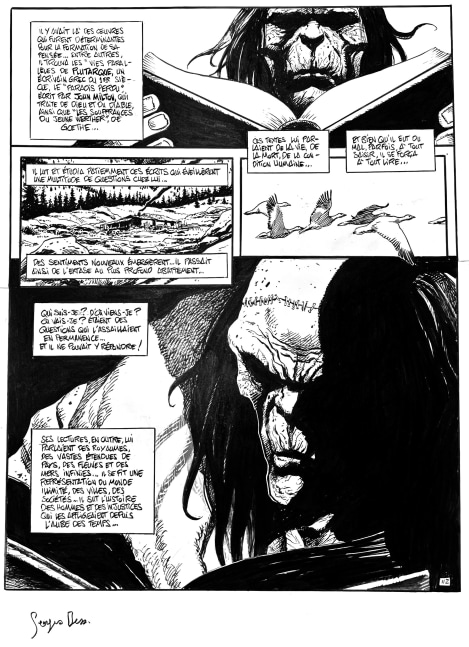 Frankenstein Page #114, 2021

China ink on paper

Page Size: 17 x 12 inches