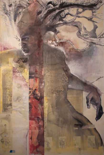 Jonathan Barravecchia

Root to Rise, 2022

China ink, oil and watercolor

Framed: 48 3/4 x 34 1/2 inches