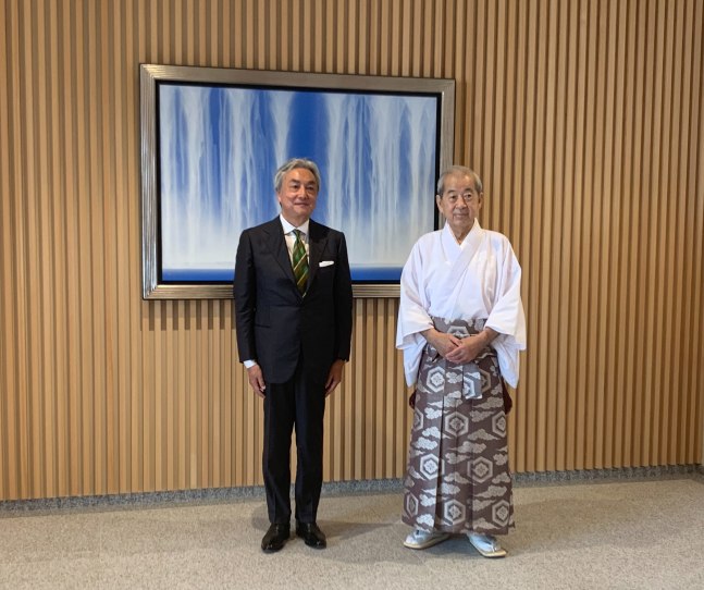 Mr. Senke Takasuke, the 84th Izumo Kunizo of Izumo&amp;nbsp;Taisha Grand Shrine.&amp;nbsp;