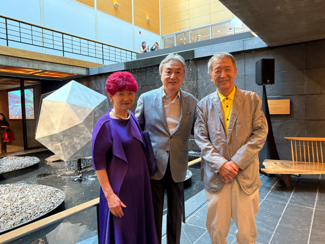 Mr. Shingu Susumu&amp;#39;s solo exhibition has started at the Japan Society in New York. At the lecture event, I met Mr. Shingu and his wife.&amp;nbsp; It has been a long time since I&amp;#39;ve met him last in Kyoto. I am so impressed with his works.&amp;nbsp; It was such a pleasure to see them in their good health.