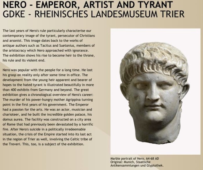 Nero - Kaiser, K&uuml;nstler Und Tyrann: NERO-Emperor, Artist and Tyrant