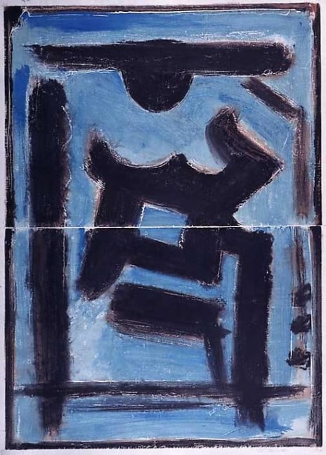 Inv# PP 2084 Untitled, c.1972
Water Soluble Printer&amp;#39;s Ink and Casein
on Handmade Japanese Paper
41 x 29 inches
104.14 x 73.66 cm

Private Collection