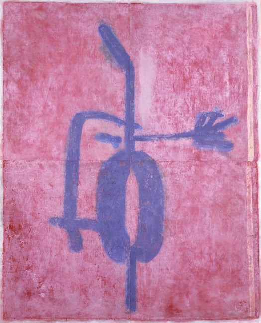 Untitled, PP 4173, 1978
Water Soluble Print&amp;#39;s Ink and Casein
on Handmade Japanese Paper
H:&amp;nbsp;48 3/8 x W: 39 7/8 inches
Collection, Jewish Museum